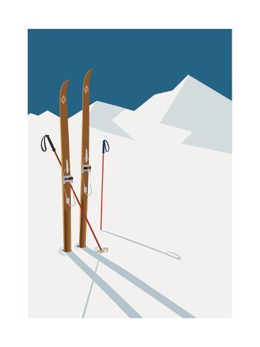 オールポスターズの mascha tace vector winter themed template with