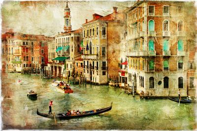 'Amazing Venice - Artwork In Painting Style' Posters - Maugli-l