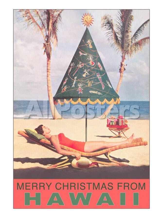 merry christmas from hawaii conical umbrella on beach photo at allposterscom - Merry Christmas In Hawaii merry christmas from hawaii conical umbrella on beach photo at allposterscom - Merry Christmas In Hawaii
