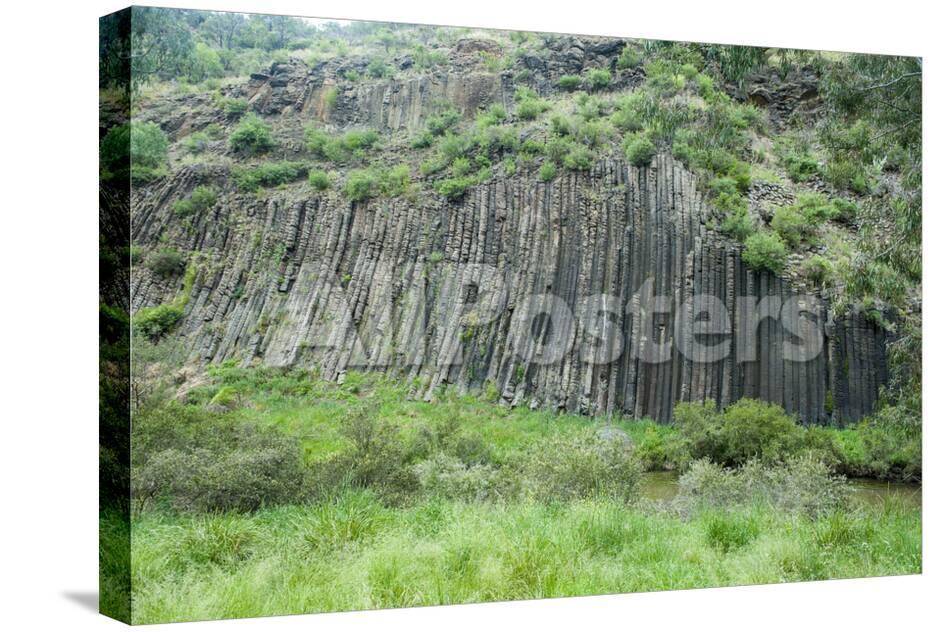 Unique Rock Formation In The Organ Pipes National Park Victoria