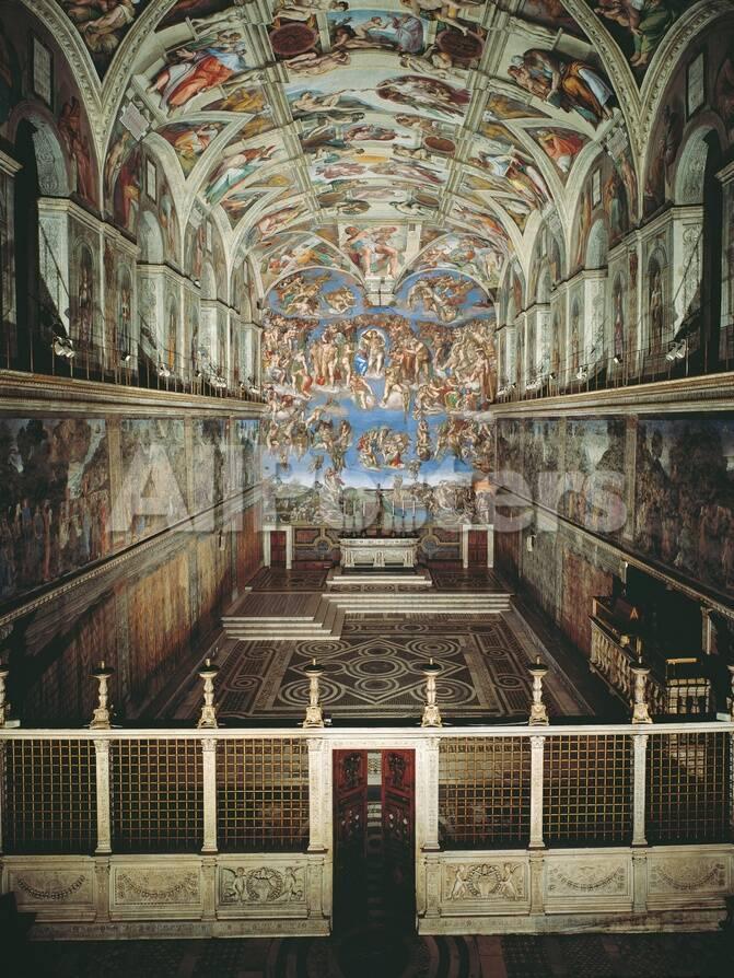 Sistine Chapel Ceiling And Last Judgment Photo By Michelangelo