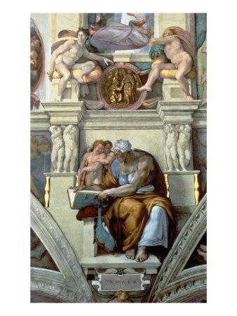 'Sistine Chapel Ceiling: Cumaean Sibyl, 1510' Giclee Print
