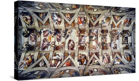 The Sistine Chapel Ceiling Frescos After Restoration Giclee Print