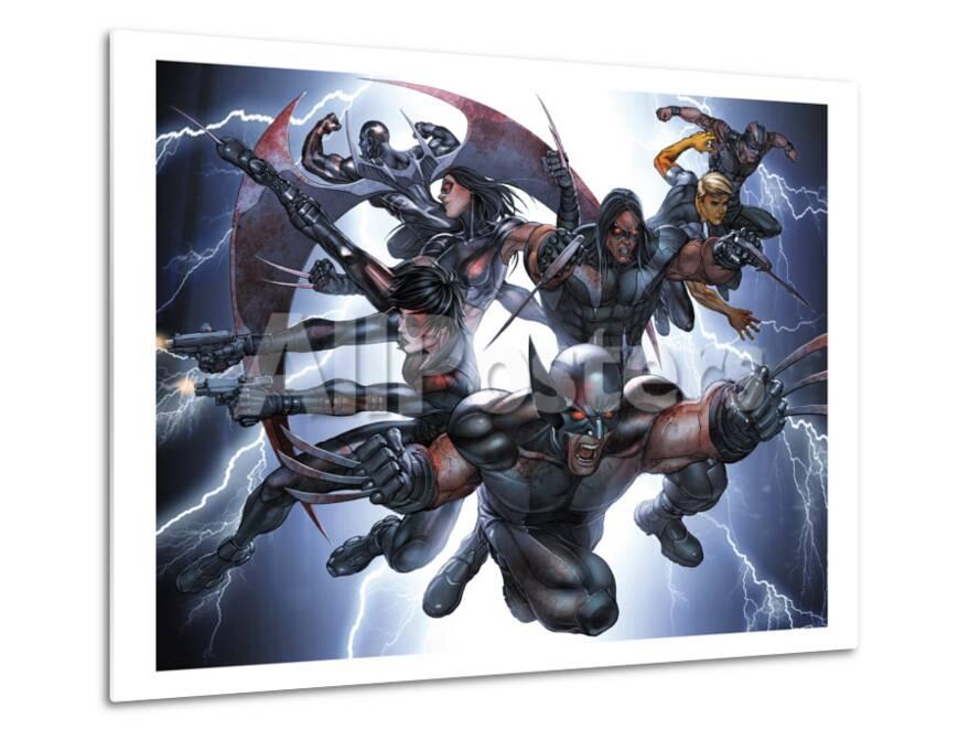 X Force Cable Messiah War No 1 Group Wolverine Metal Print Mike Choi Allposters Com X Force Cable Messiah War No 1 Group Wolverine Metal Print Mike Choi Allposters Com