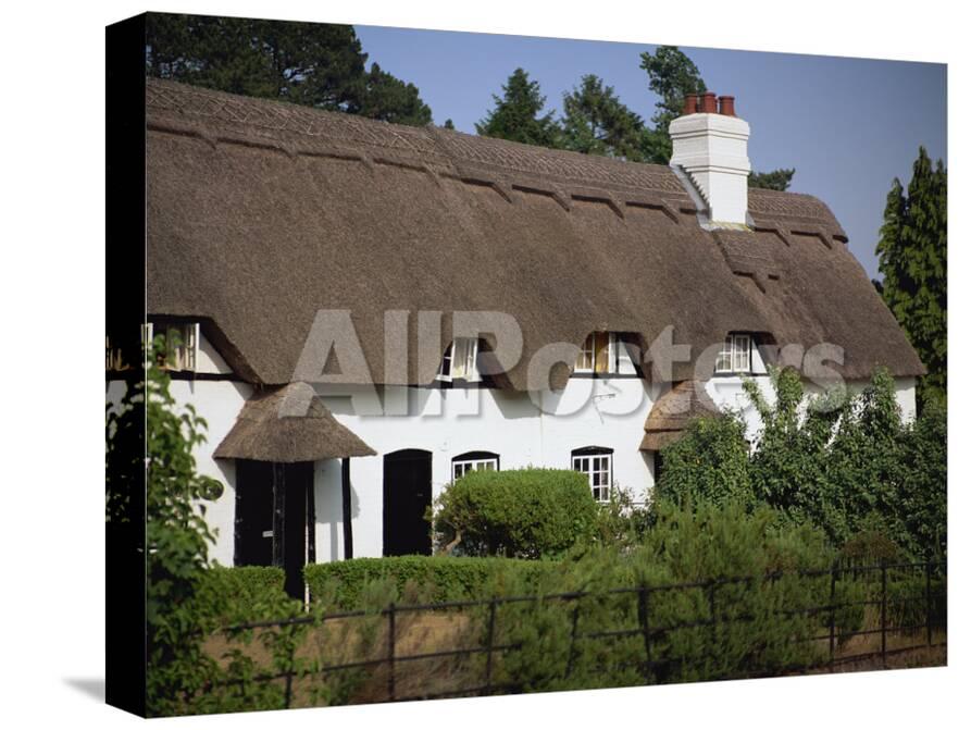Thatched Cottages At Lyndhurst In The New Forest Hampshire England United Kingdom Europe Photographic Print Miller John Allposters Com