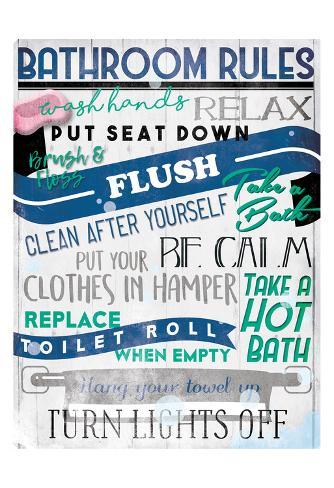 Bathroom Rules Posters By Milli Villa Allposters Ca Bathroom Rules