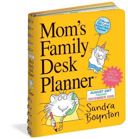 Mom S Family Desk Planner 2018 Planner Calendars Allposters Co Uk