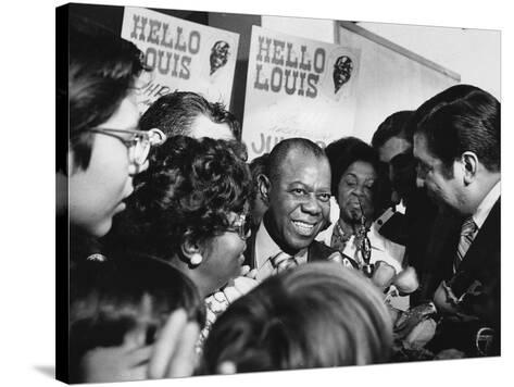 Louis Armstrong Birthday Celebration -1970 Photographic Print by Moneta Sleet Jr. - at ...