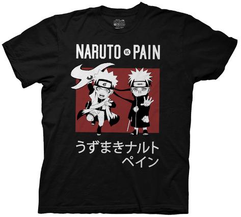 Naruto - Naruto Vs Pain Shirts - AllPosters.ca