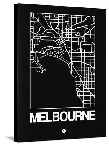 Black map of melbourne Black map of melbourne