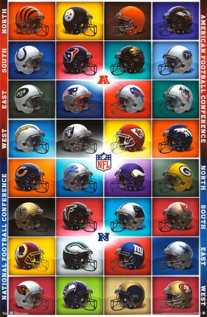 'NFL - Helmets 2012' Posters | AllPosters.com