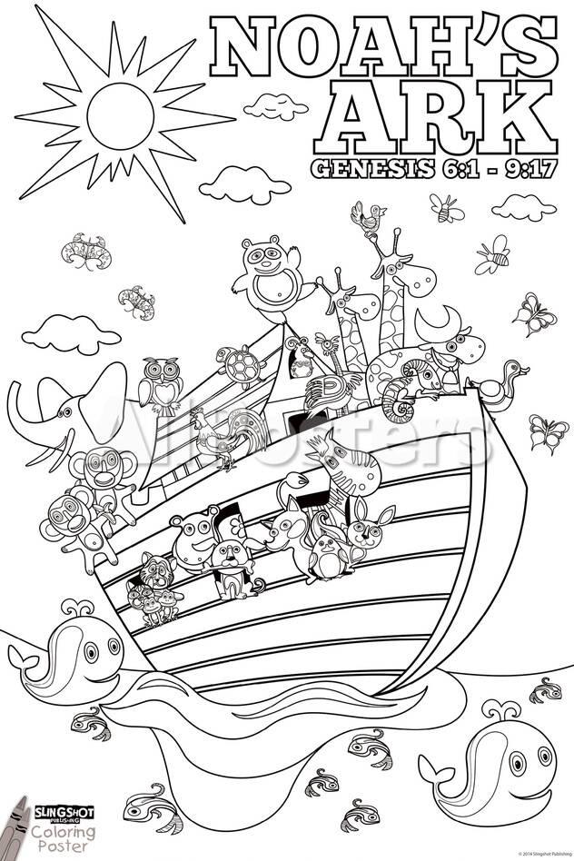 Noah S Ark Coloring Prints Allposters Com