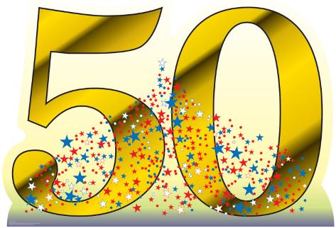 Number 50 Birthday Party Lifesize Standup Cardboard Cutouts at ...