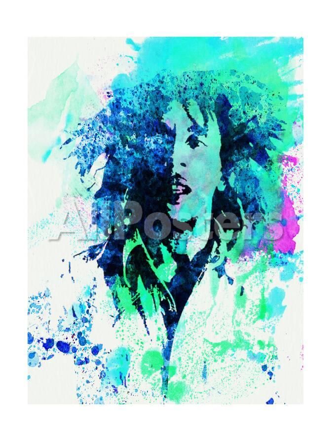 Legendary Bob Marley Watercolor Prints Olivia Morgan
