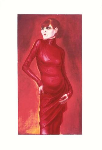 Portrait of the dancer Anita Berber, c.1925 Lámina coleccionable por