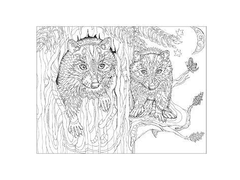 Line Art  Coloring Posters by Pamela J. Smart  at AllPosters.com.au