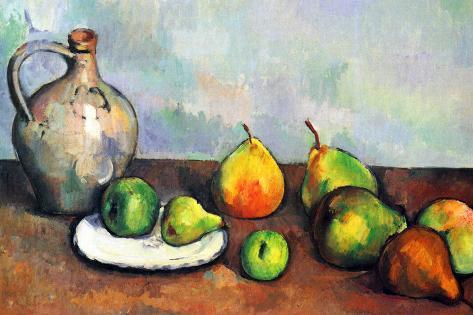 paul cezanne still life jar and fruit prints by paul cézanne at