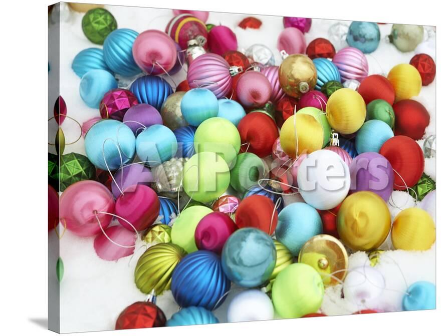 Colorful Christmas Ornaments