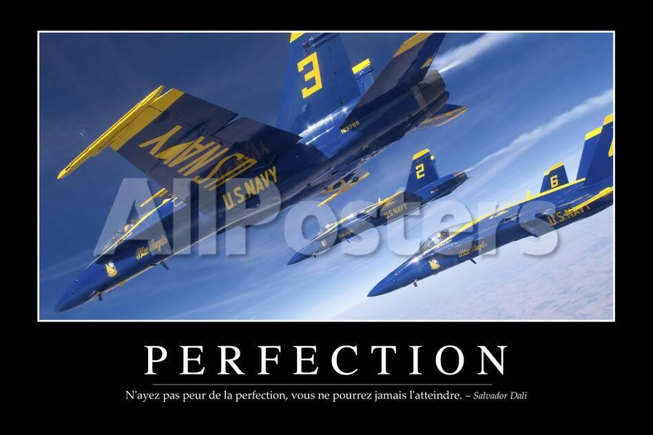 Perfection Citation Et Affiche D Inspiration Et Motivation Photographic Print Allposters Com