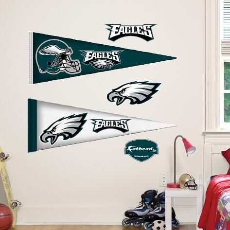 Philadelphia Eagles NFL Pennant Wall Decal at AllPosters.com