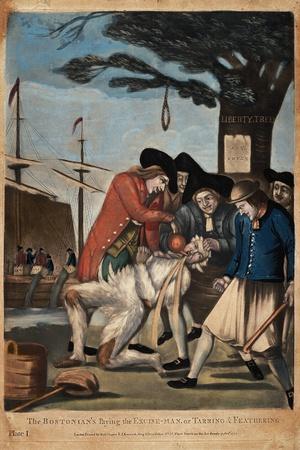 The Bostonian's Paying the Excise-Man, or Tarring and Feathering, 1774