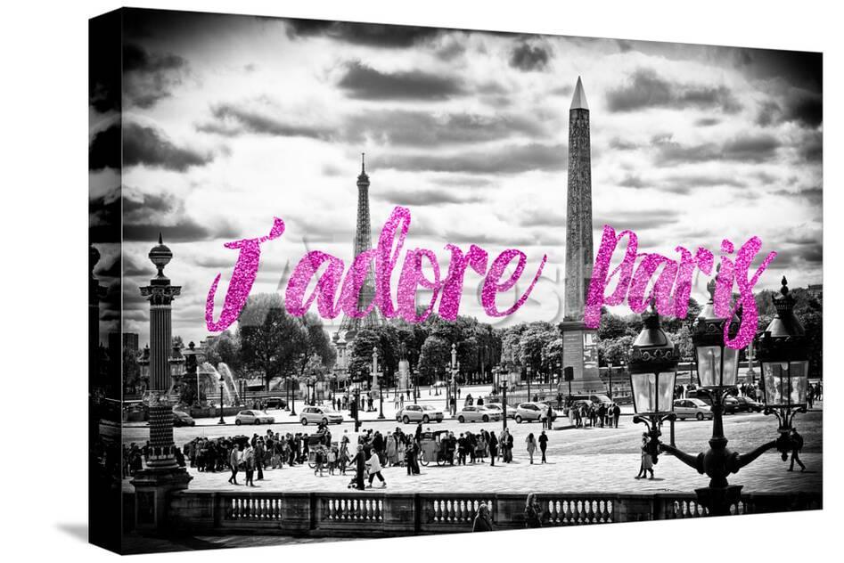 Paris Fashion Series J Adore Paris Place De La Concorde Ii Photographic Print Philippe Hugonnard Allposters Com