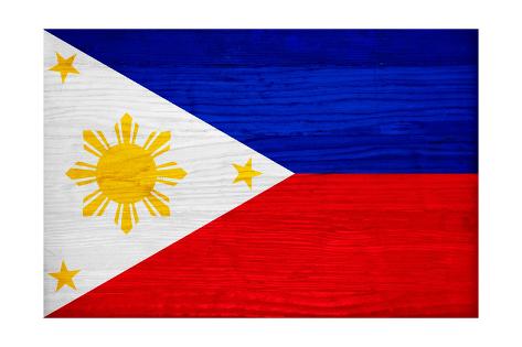 Philippines Flag Design with Wood Patterning - Flags of ...
