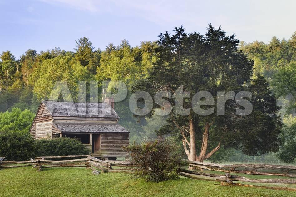 Pioneer Cabins In Cades Cove Great Smoky Mountains National Park