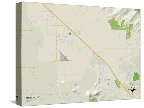 Political Map of Marana, AZ Photo - AllPosters.co.uk