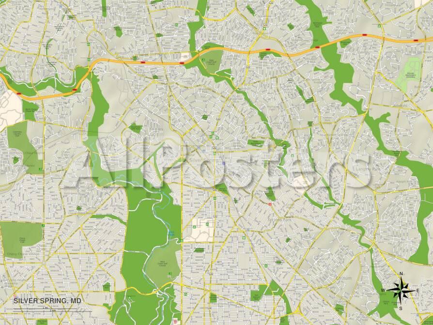 Map Of Silver Spring Md Maping Resources