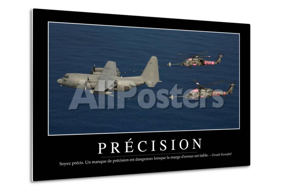 Precision Citation Et Affiche D Inspiration Et Motivation Photographic Print Allposters Com