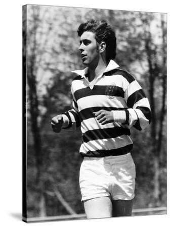 'Prince Andrew Playing Rugby in Canada May 1977' Photographic Print