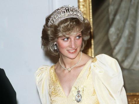 Princess Diana in New Zealand Government House Ball Wellington Wearing ...