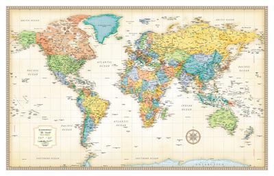 Rand Mcnally Classic World Map Posters At AllPosters