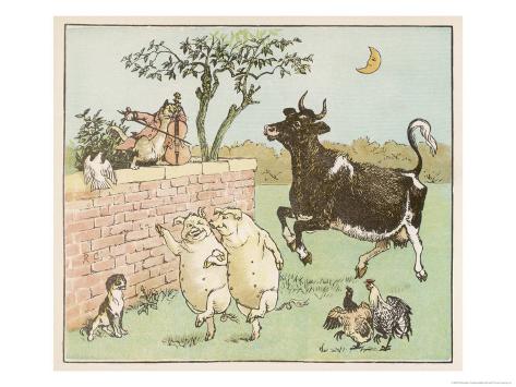 jim shore cow jumped over the moon