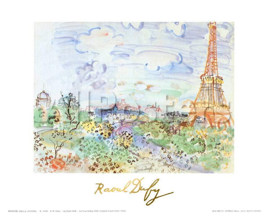 La Tour Eiffel C 1935 Art Raoul Dufy Allposters Com La Tour Eiffel C 1935 Art Raoul Dufy Allposters Com
