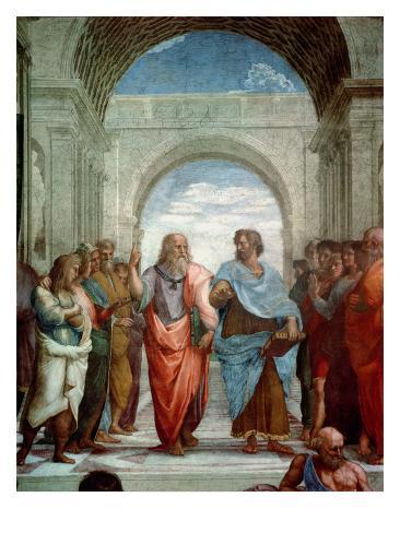 Raphael School of Athens Giclee Canvas Print