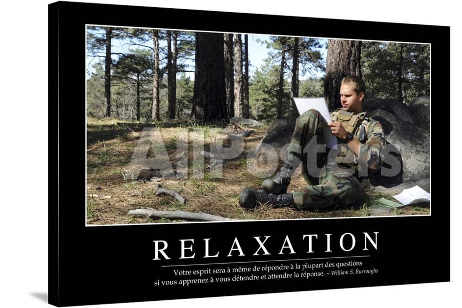 Relaxation Citation Et Affiche D Inspiration Et Motivation Photographic Print Allposters Com