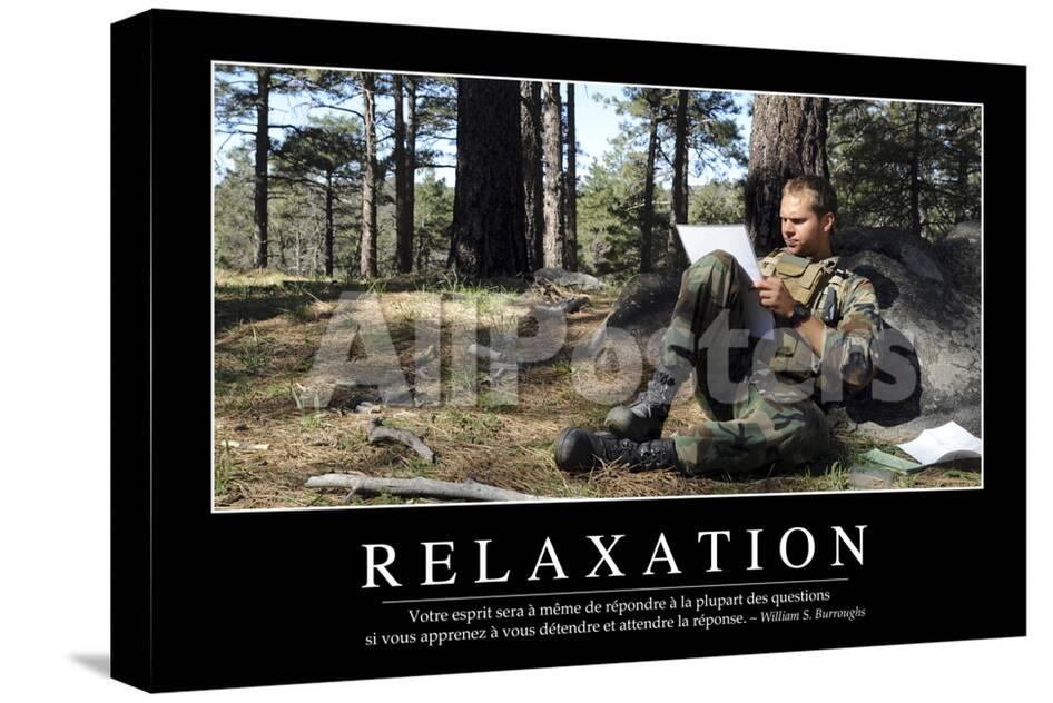 Relaxation Citation Et Affiche D Inspiration Et Motivation Photographic Print Allposters Com