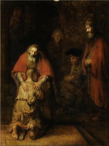 Rembrandt Return of the Prodigal Son Giclee Canvas Print