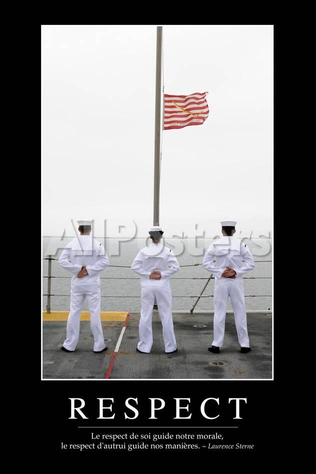 Respect Citation Et Affiche D Inspiration Et Motivation Photographic Print Allposters Com