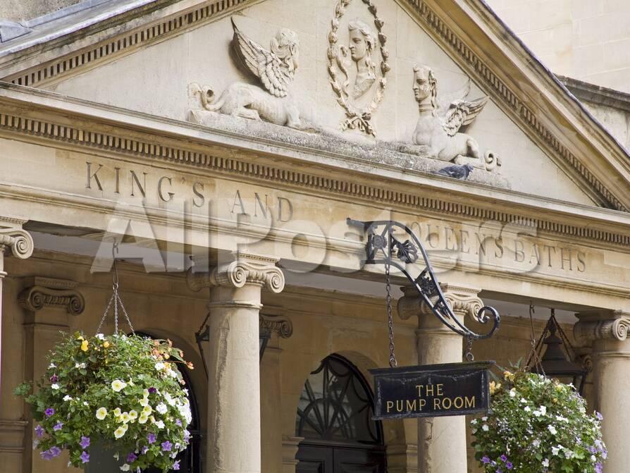 Roman Baths And Pump Room Bath Somerset England United Kingdom Europe