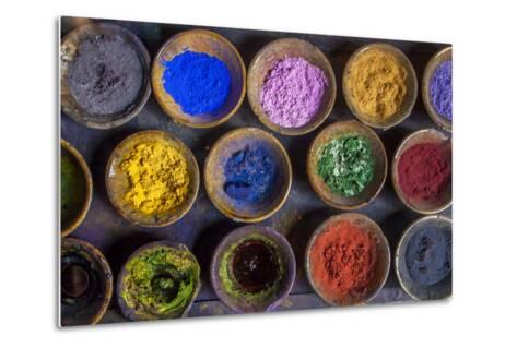 At the Marrakech Medina, Colored Powder Dyes Used in Fabric Dyeing ... At the Marrakech Medina, Colored Powder Dyes Used in Fabric Dyeing ...