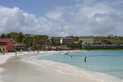 Pinele Beach Club Long Bay Antigua Leeward Islands West Pinele Beach Club Long Bay Antigua Leeward Islands West Ins Caribbean Central America Photographic Print By Robert Harding At Allposters