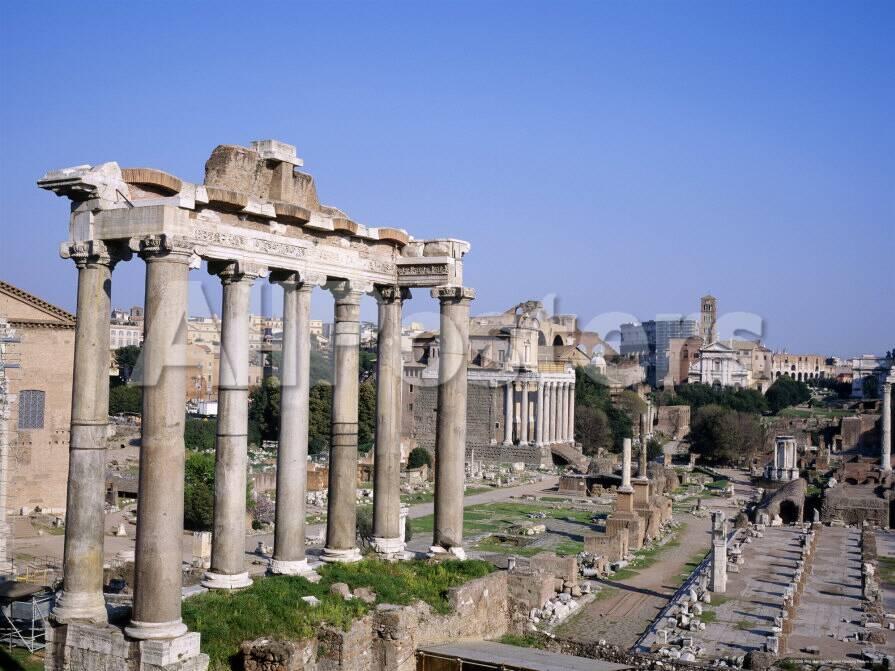 The Roman Forum In Rome Lazio Italy Photographic Print Roy Rainford Allposters Com