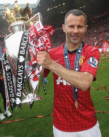 'Ryan Giggs Manchester United Champions Glossy Photograph ...
