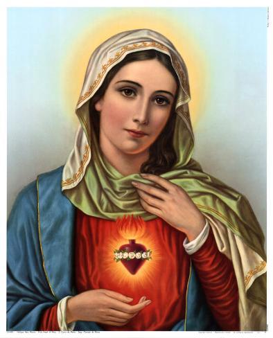 Sacred Heart of Mary Print at AllPosters.com