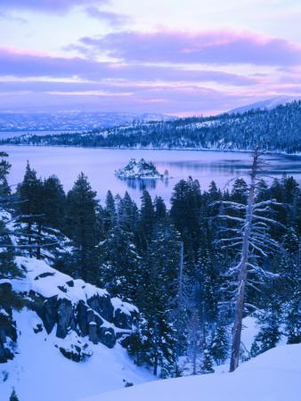 Lake Forest Sports Cars >> Emerald Bay State Park in Winter at Dusk, Lake Tahoe ... Lake Forest Sports Cars >> Emerald Bay State Park in Winter at Dusk, Lake Tahoe ...