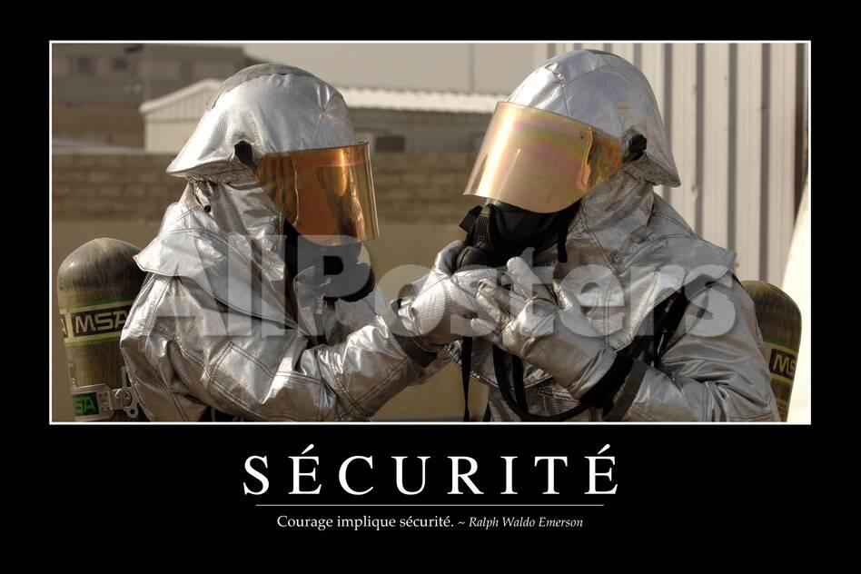 Securite Citation Et Affiche D Inspiration Et Motivation Photographic Print Allposters Com