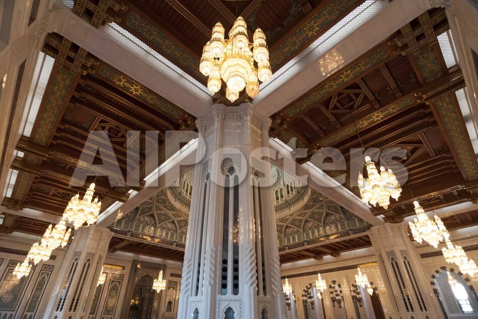 Sultan Qaboos Grand Mosque In Mu Oman Photographic Print By Privacy Preference Centre